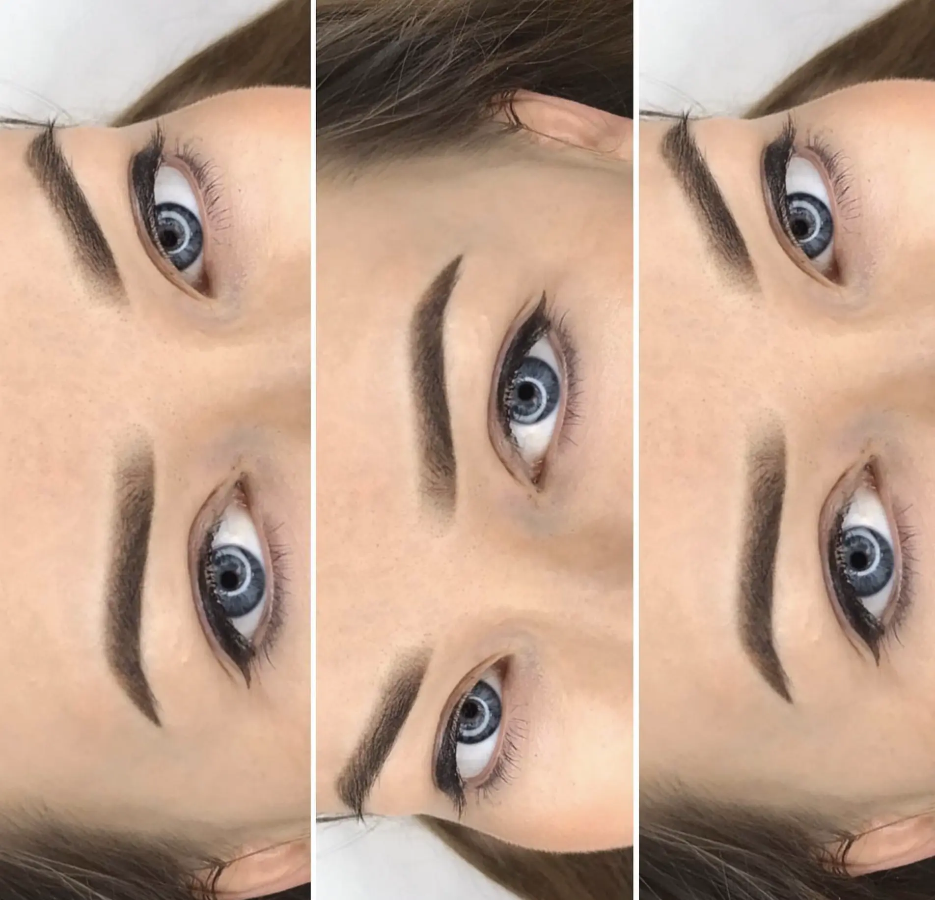 ombre brows touch up healing process