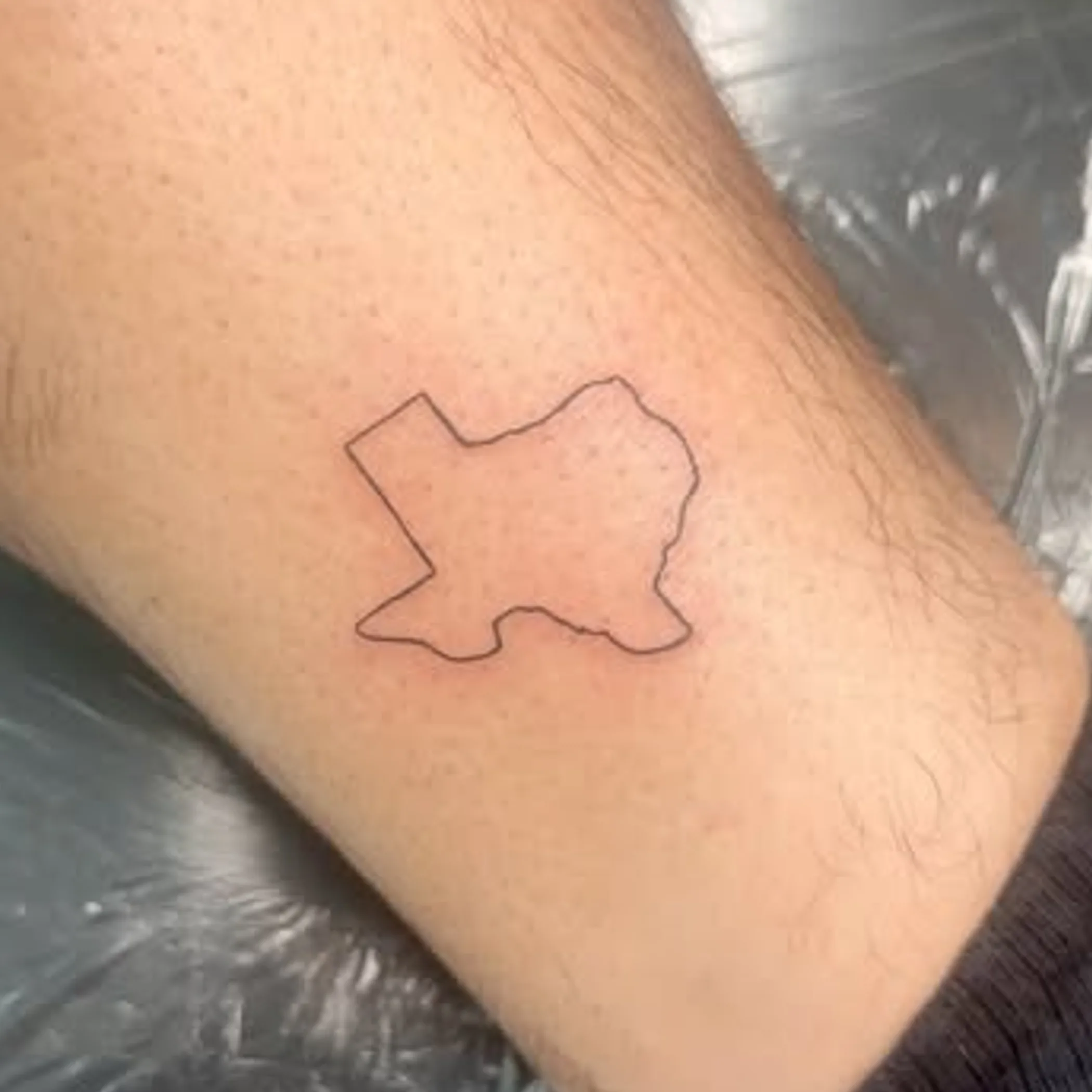 bushfire scar fine line tattoo before and after